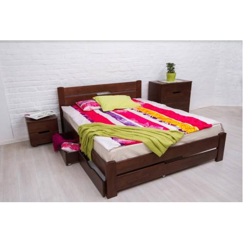 Деревянная кровать Айрис с ящиками Микс Мебель 90 см