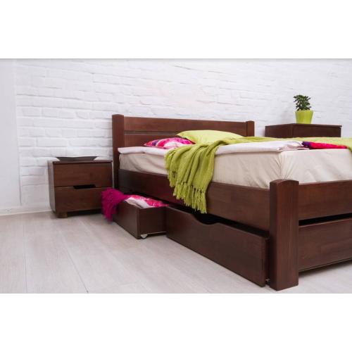 Деревянная кровать Айрис с ящиками Микс Мебель 160 см
