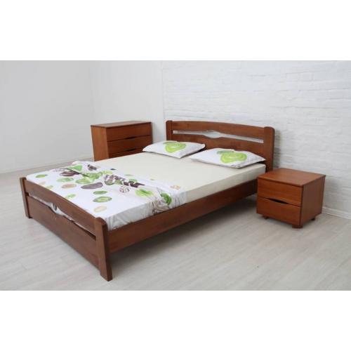 Деревянная кровать Каролина с изножьем Микс Мебель 80 см