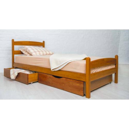 Деревянная кровать Ликерия с изножьем Микс Мебель 80 см
