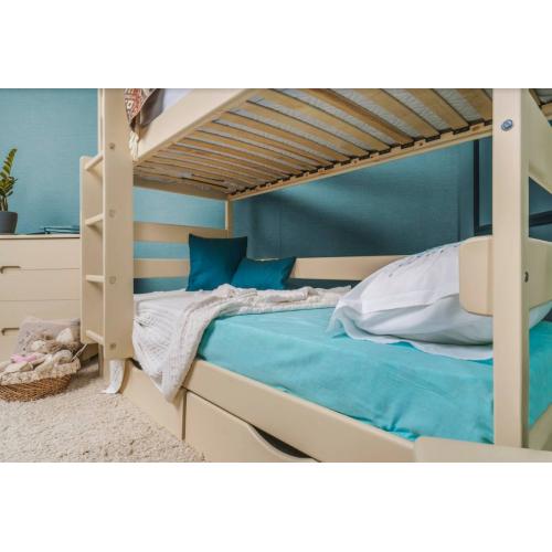 Деревянная кровать Ясна двухъярусная Микс Мебель 90 см