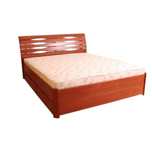 Деревянная кровать Мария Люкс с ящиками Микс Мебель 180 см