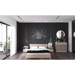 Кровать 160 Феникс Ева дуб сонома трюфель/дуб клондайк