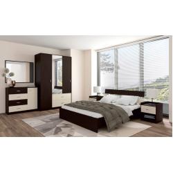 Кровать 140 Феникс Неаполь венге комби